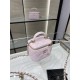 Chanel SMALL VANITY WITH CHAIN AP2198 Lambskin & Gold-Tone Metal Pink High