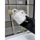 Chanel SMALL VANITY WITH CHAIN AP2198 Lambskin & Gold-Tone Metal White High