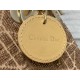 MINI LADY Dior BAG Cannage Cotton with Micropearl Embroidery Beige High