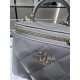 Chanel SMALL VANITY WITH CHAIN AP2198 Lambskin & Gold-Tone Metal Grey High