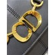 Dior Small CD Besace Bag Calfskin Black High