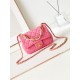 Chanel MINI FLAP BAG AS4385 Lambskin & Gold-Tone Metal Pink High