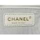 Chanel Large Hobo handbag As4668 Shiny calfskin & gold-tone metal White High