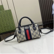 Ophidia super mini bag GG Supreme canvas 781490 Blue High