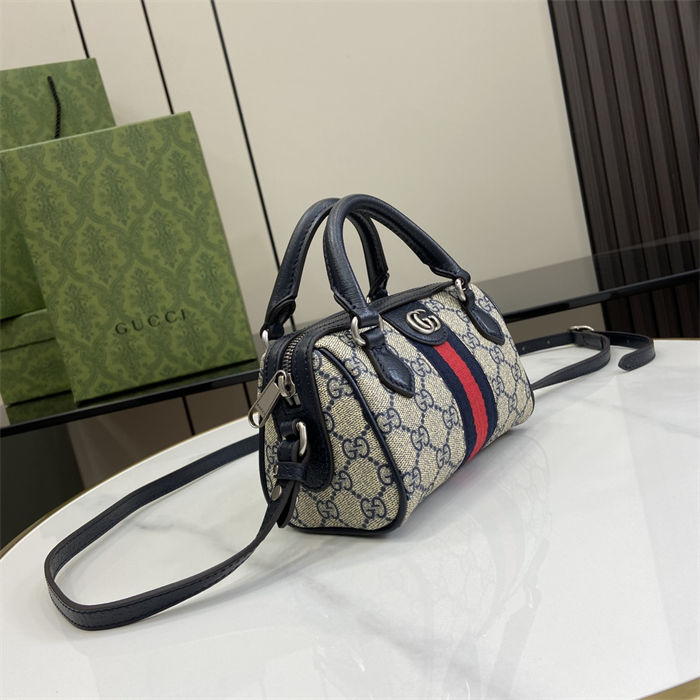 Ophidia super mini bag GG Supreme canvas 781490 Blue High