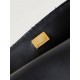 MINI FLAP BAG WITH TOP HANDLE AS2431 Cotton Tweed & Gold-Tone Metal Black A