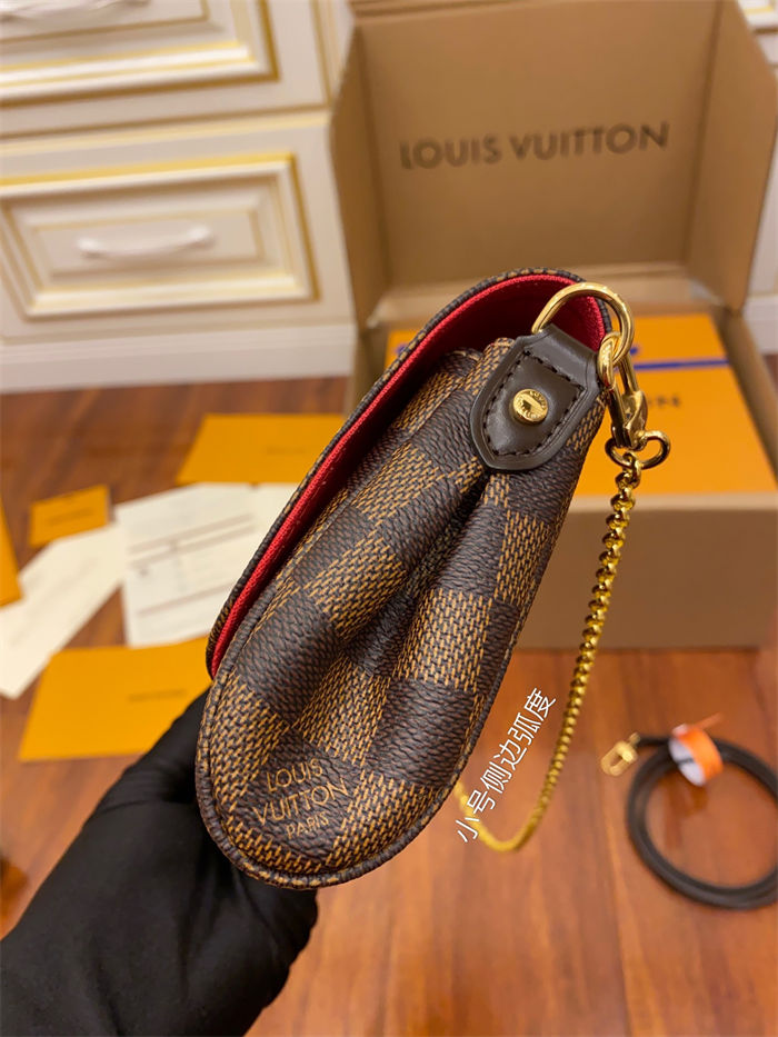 Louis Vuitton Favorite PM Bag Damier Ebene N41276 Top