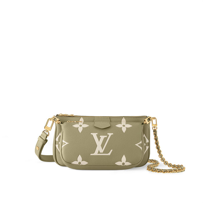 Louis Vuitton Multi Pochette Accessoires Embossed supple grained cowhide leather M22670 Top