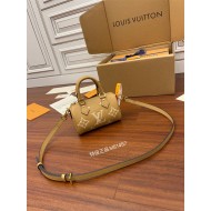 Louis Vuitton NANO SPEEDY Monogram Empreinte Leather M81457 Top