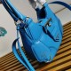 Prada Moon padded nappa-leather bag 1BA381 Blue High