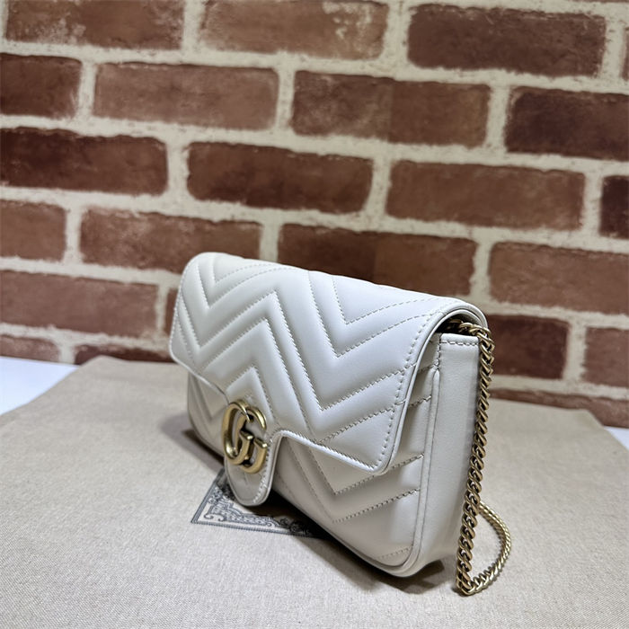 GG MARMONT MINI BAG With Card Case 751526 White High