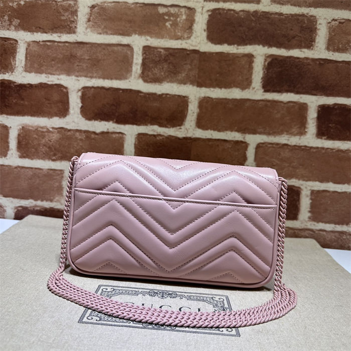 GG MARMONT MINI BAG With Card Case 751526 Pink High