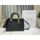 Lady D-Sire Medium My ABCDior Bag Bull Leather Black High