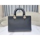 Lady D-Sire Medium My ABCDior Bag Bull Leather Black High