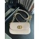 Small 30 Montaigne Avenue Bag Box Calfskin Beige High