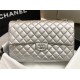 Chanel XXL Small Bag Metallic Lambskin Silver High