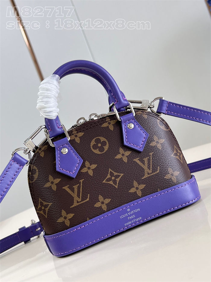 Louis Vuitton Nano Alma Monogram Canvas M82717 Purple High