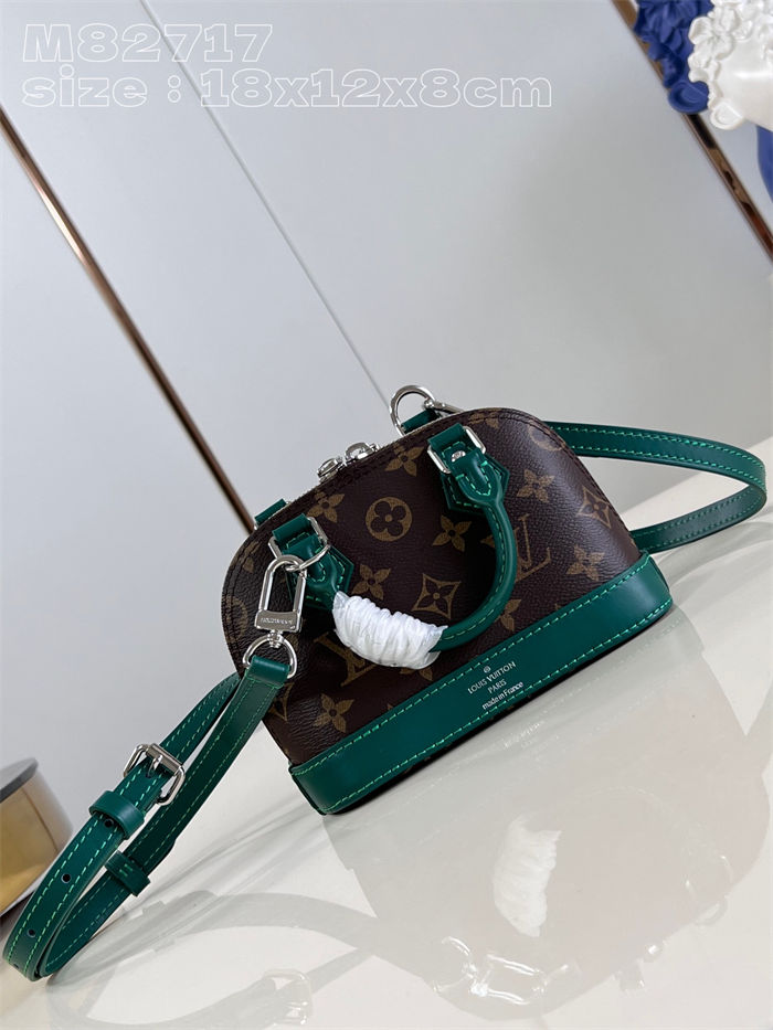 Louis Vuitton Nano Alma Monogram Canvas M82717 Green High