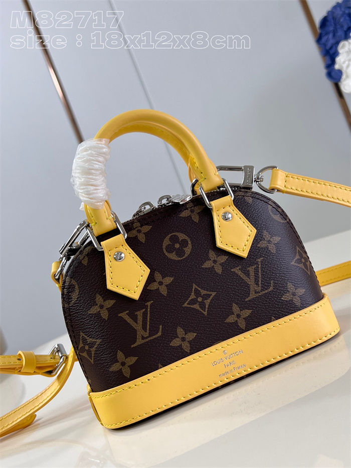 Louis Vuitton Nano Alma Monogram Canvas M82717 Yellow High