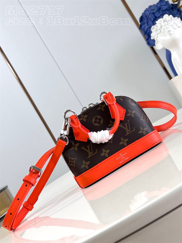 Louis Vuitton Nano Alma Monogram Canvas M82717 Orange High