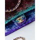 EVENING BAG AS4561 Sequins & Gold-Tone Metal A