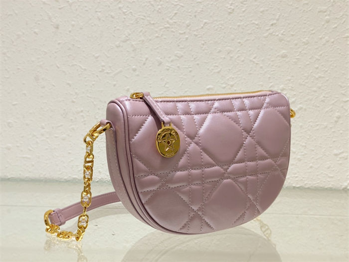 Diorstar Callisto Bag Macrocannage Lambskin Pink High