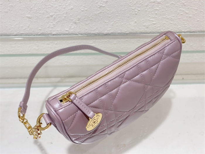 Diorstar Callisto Bag Macrocannage Lambskin Pink High