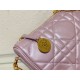 Diorstar Callisto Bag Macrocannage Lambskin Pink High