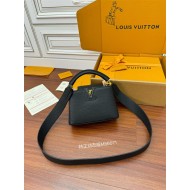 Louis Vuitton CAPUCINES MINI Taurillon Leather Black M56071 Top