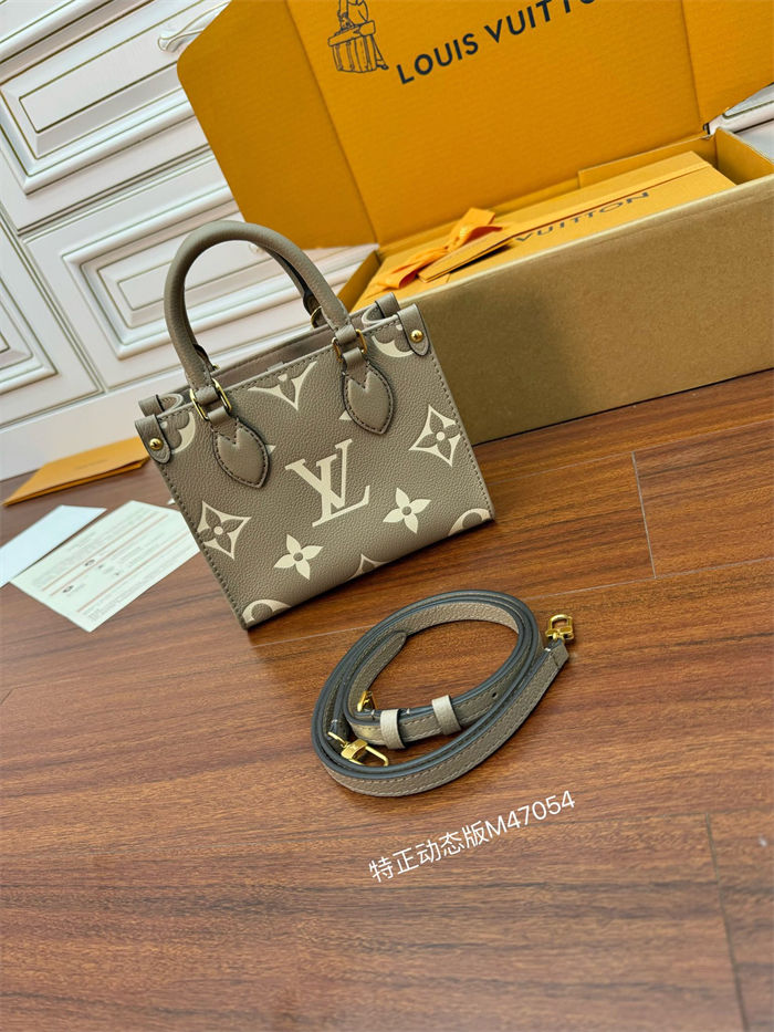 Louis Vuitton OnTheGo BB Monogram Empreinte cowhide leather M47054 Top