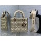 SMALL LADY Dior MY ABCDior BAG Cannage Lambskin Iridescent Metallic Gold-Tone High