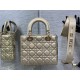 SMALL LADY Dior MY ABCDior BAG Cannage Lambskin Iridescent Metallic Gold-Tone High