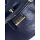 Chanel 31 SHOPPING BAG Mini AS4133 Calfskin & Gold-Tone Metal Navy Blue A