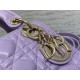 MINI LADY Dior BAG Cannage Lambskin Gold Metal Lilac High