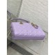 LADY D-JOY BAG MEDIUM Cannage Lambskin Lilac High