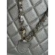 Chanel Mini Backpack Grained Calfskin Gold-Tone Metal AP3753 Silver High