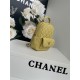 Chanel Mini Backpack Grained Calfskin Gold-Tone Metal AP3753 Yellow High