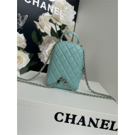 Chanel Mini Backpack Grained Calfskin Gold-Tone Metal AP3753 Mint High