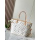 Louis Vuitton NEVERFULL MM Monogram jacquard fabric Multicolor Beige M24905 High