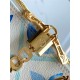 Louis Vuitton Speedy Bandouliere 25 Bag Monogram Tiles coated canvas Lagoon Blue M11264 High