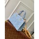 Louis Vuitton Let Go PM Monogram Denim Sky Blue Denim M24897 High