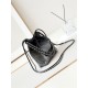 Chanel 22 MINI HANDBAG Patent Gradient Calfskin & Lacquered Metal Silver-Black AS3980 High