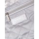 Chanel 22 MEDIUM HANDBAG Metallic Calfskin & Silver-Tone Metal AS3261 Silver High