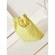 Chanel 22 SMALL HANDBAG Canvas & Gold-Tone Metal AS3260 Yellow High