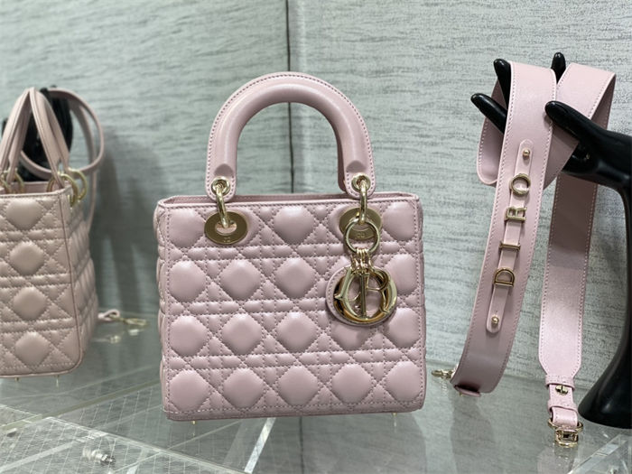 SMALL LADY Dior MY ABCDior BAG Cannage Lambskin High