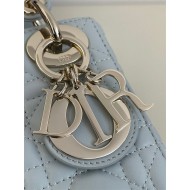 MINI LADY Dior BAG Cannage Lambskin Blue-Pale High