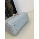 MINI LADY Dior BAG Cannage Lambskin Blue-Pale High