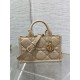 MINI Dior BOOK TOTE Macrocannage Calfskin High