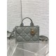 MINI Dior BOOK TOTE Macrocannage Calfskin High