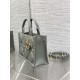 MINI Dior BOOK TOTE Macrocannage Calfskin High